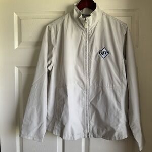 Women's Cutter and Buck WeatherTec Tampa Bay Rays Breathable Full Zip Jacket